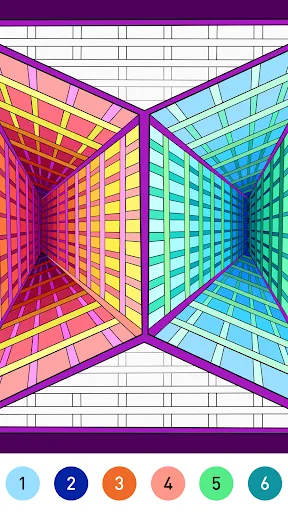 Gameplay screenshot 4 from Mandala Color by Number Book - Board game